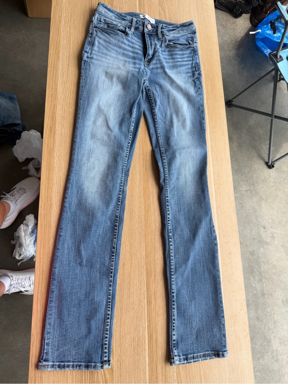 BKE Women's Light Blue Bootcut Jeans